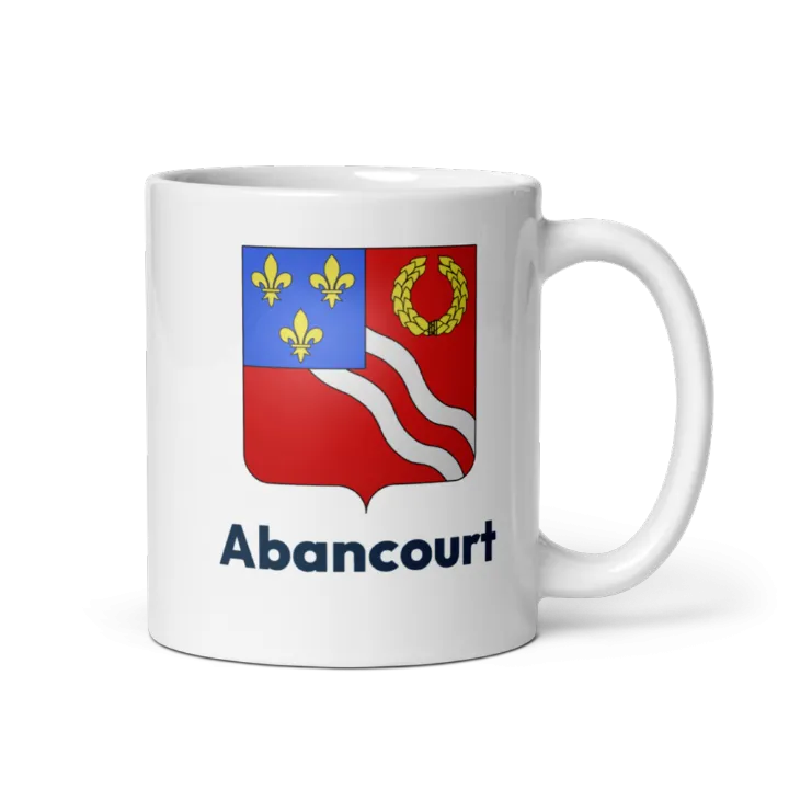 Mug blason de Abancourt