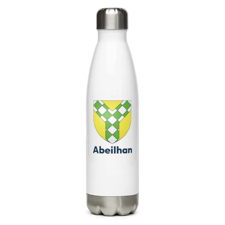 Gourde inox blason de Abeilhan