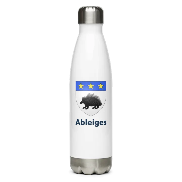 Gourde inox blason de Ableiges