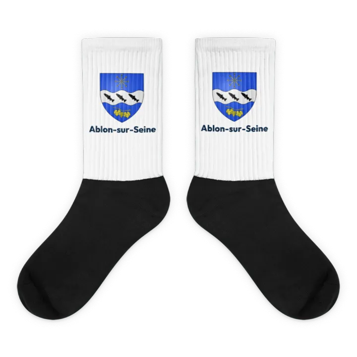 Chaussettes — blason d'Ablon-sur-Seine