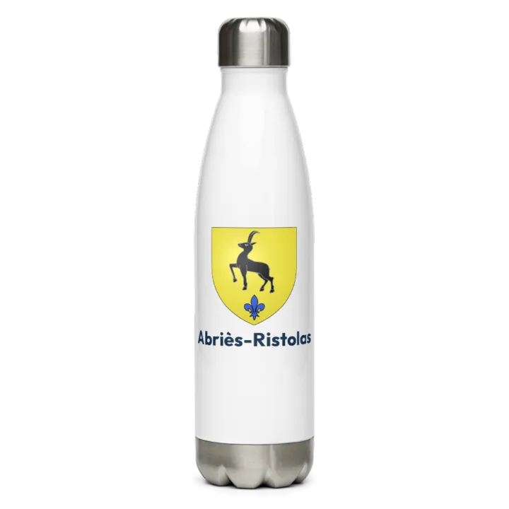 Gourde inox blason de Abriès-Ristolas
