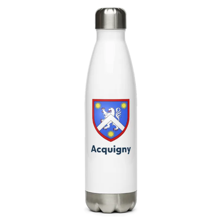 Gourde inox blason de Acquigny