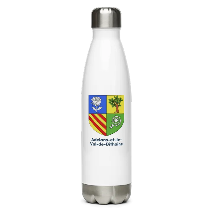 Gourde inox blason de Adelans-et-le-Val-de-Bithaine