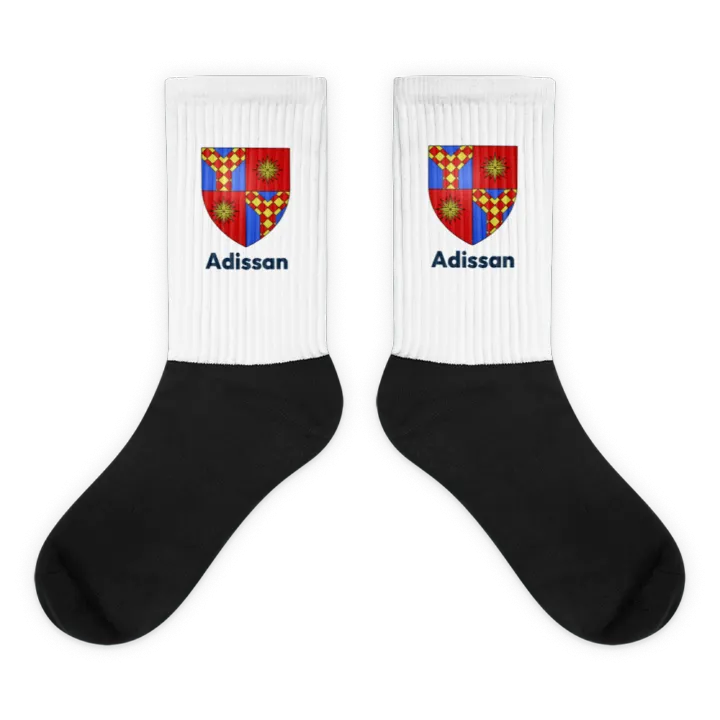 Chaussettes — blason d'Adissan