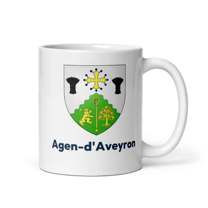 Mug blason de Agen-d'Aveyron