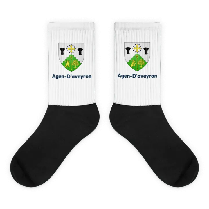 Chaussettes — blason d'Agen-d'Aveyron