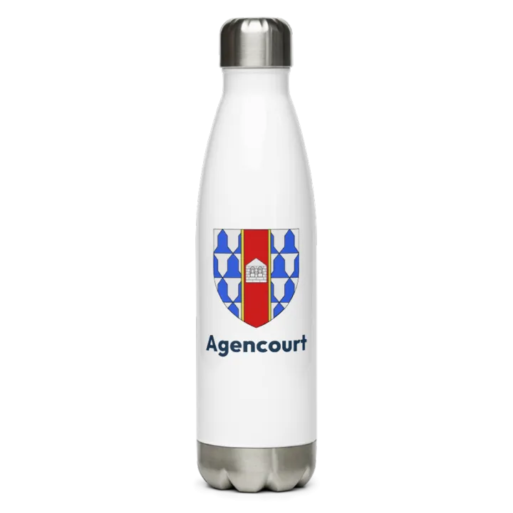 Gourde inox blason de Agencourt