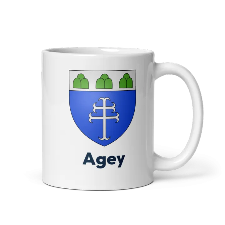 Mug blason de Agey