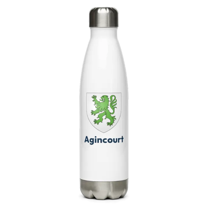 Gourde inox blason de Agincourt