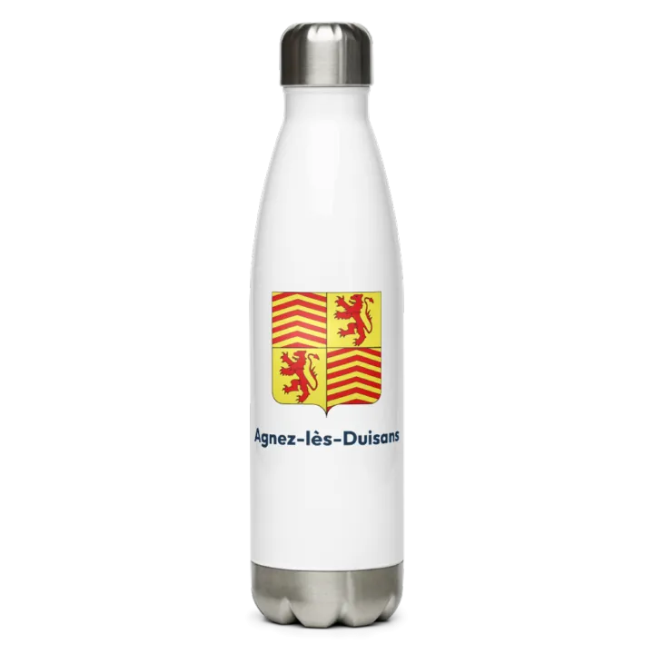 Gourde inox blason de Agnez-lès-Duisans
