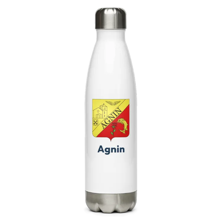 Gourde inox blason de Agnin