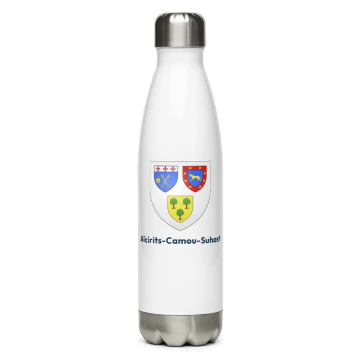 Gourde inox blason de Aïcirits-Camou-Suhast