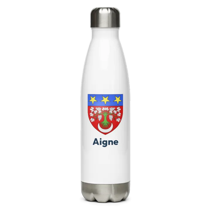 Gourde inox blason de Aigne