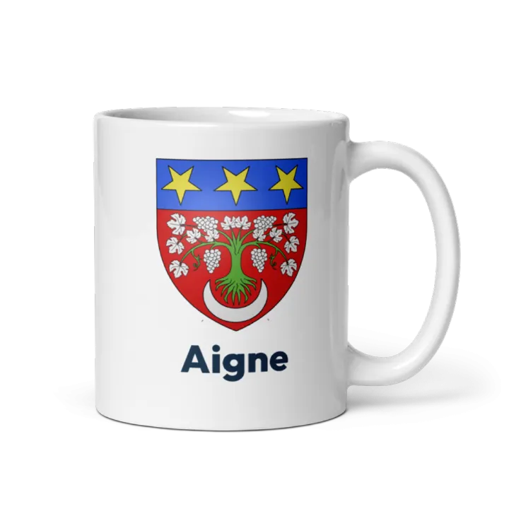Mug blason de Aigne