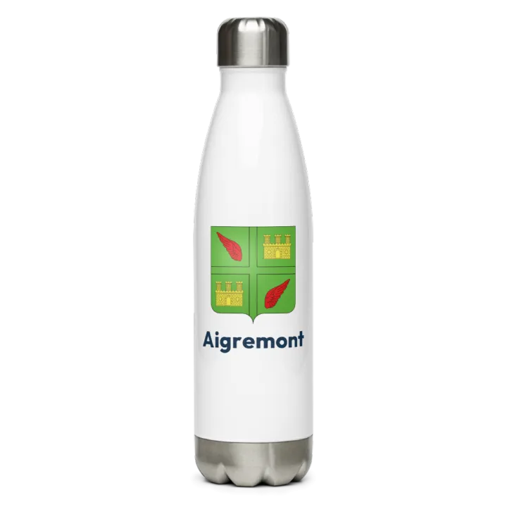 Gourde inox blason de Aigremont