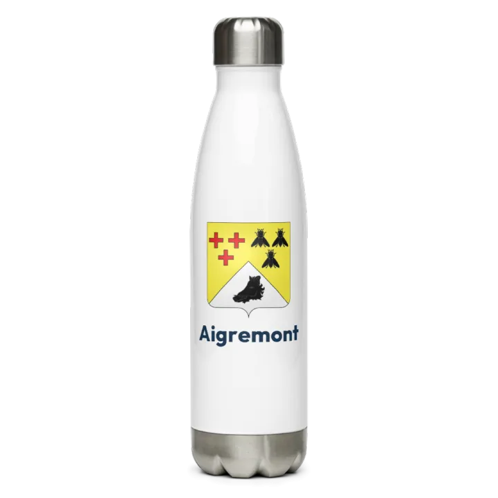 Gourde inox blason de Aigremont