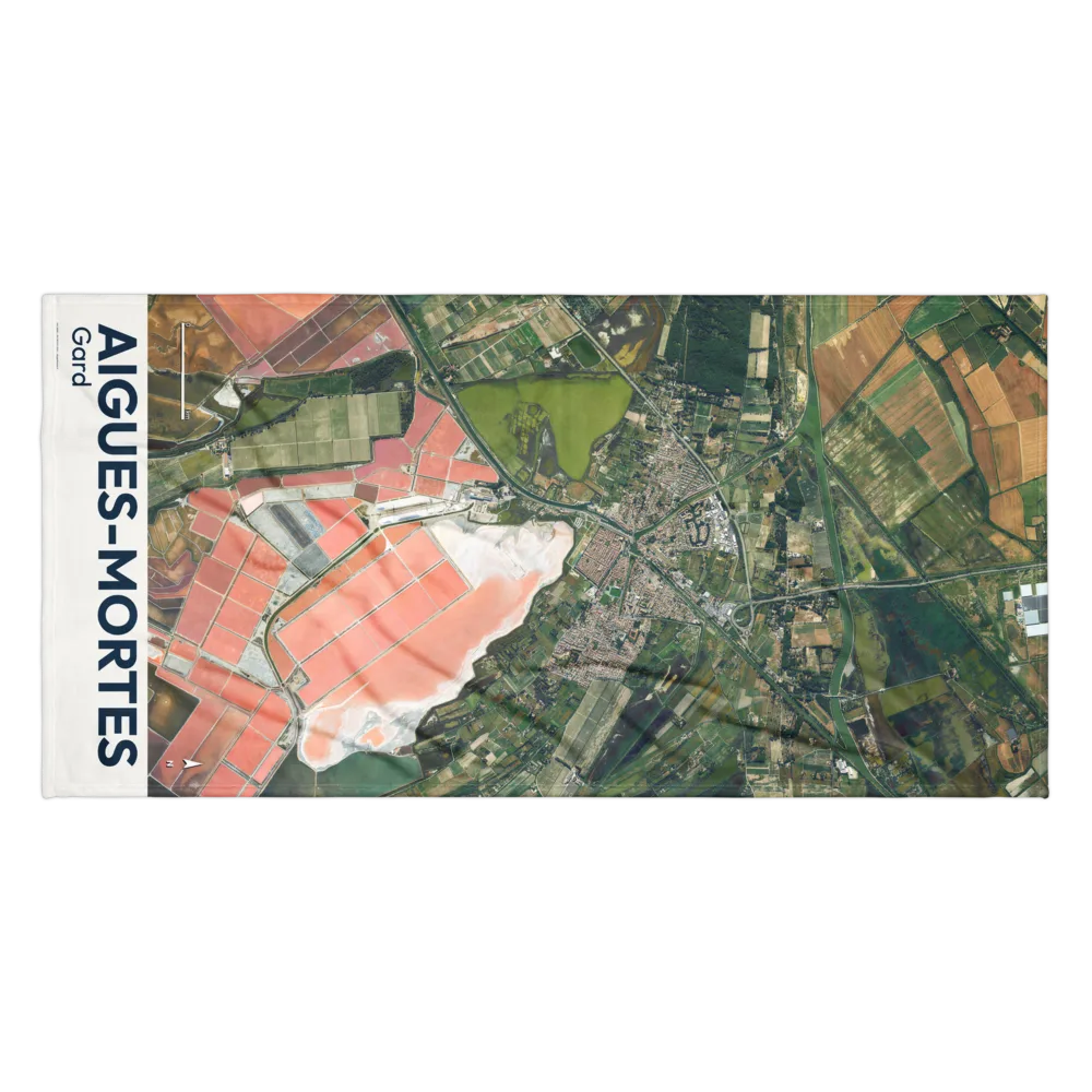 Serviette cartographique — carte de Aigues-Mortes