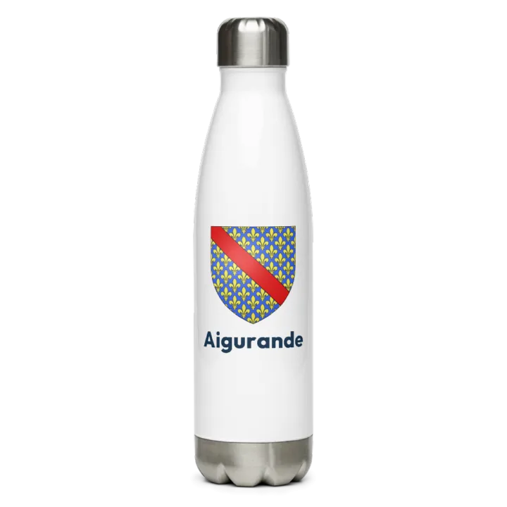 Gourde inox blason de Aigurande