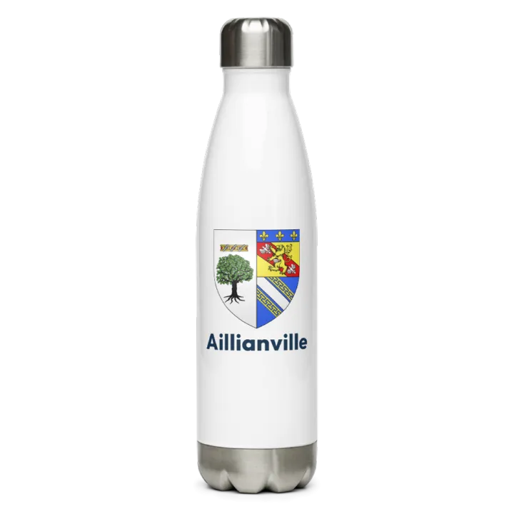 Gourde inox blason de Aillianville