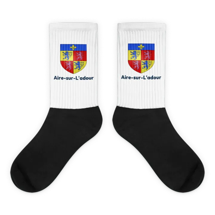 Chaussettes — blason d'Aire-sur-l'Adour