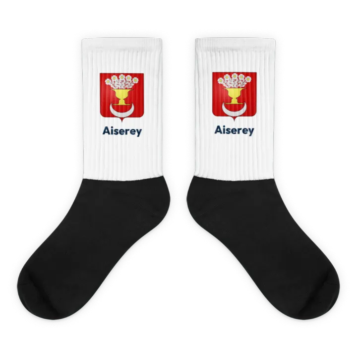 Chaussettes — blason d'Aiserey