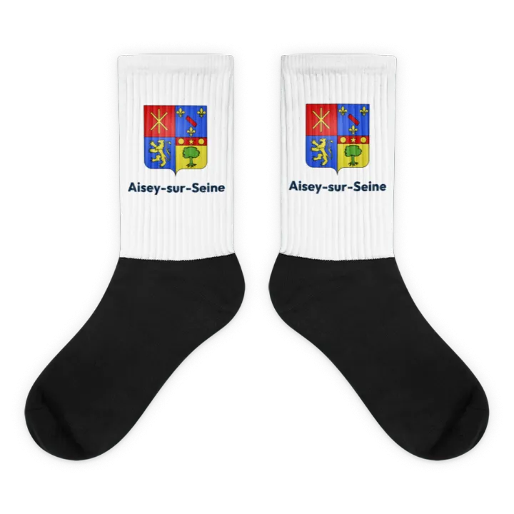 Chaussettes — blason d'Aisey-sur-Seine