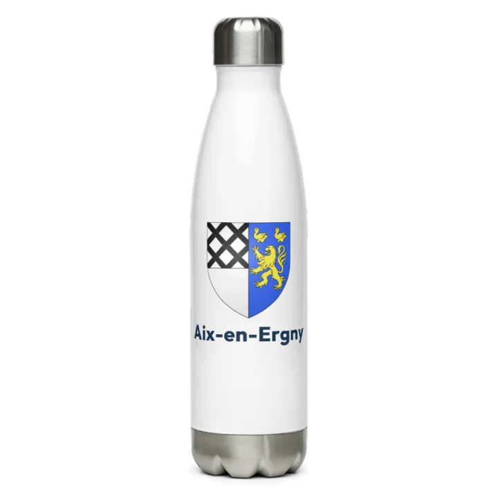 Gourde inox — blason d'Aix-en-Ergny