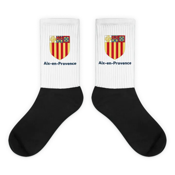Chaussettes — blason d'Aix-en-Provence