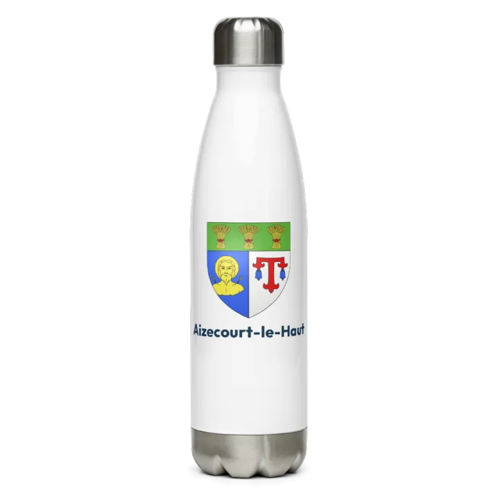 Gourde inox blason de Aizecourt-le-Haut