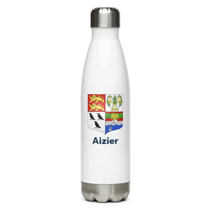 Gourde inox blason de Aizier