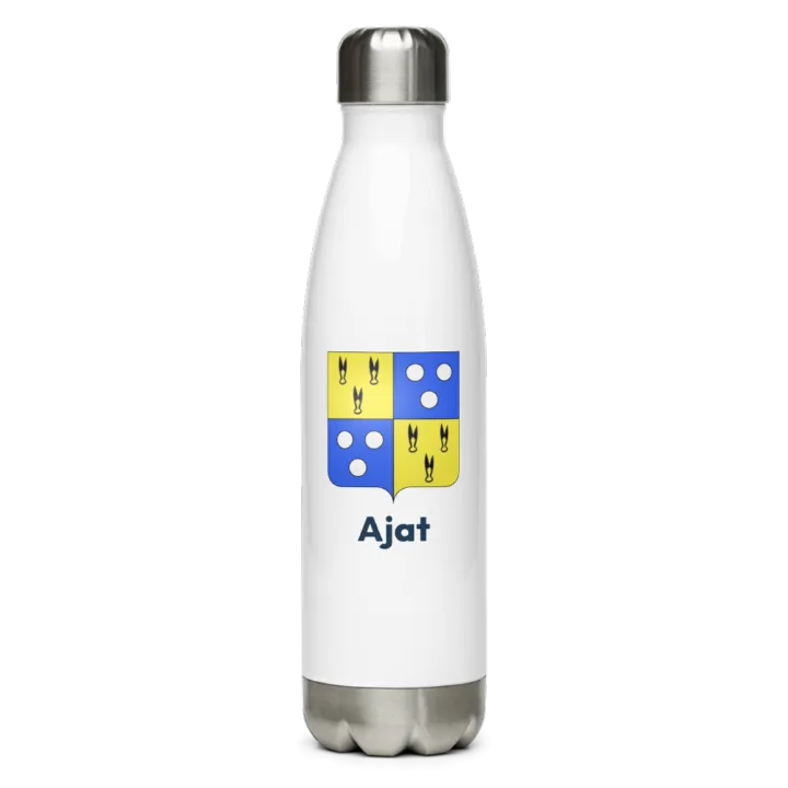 Gourde inox blason de Ajat