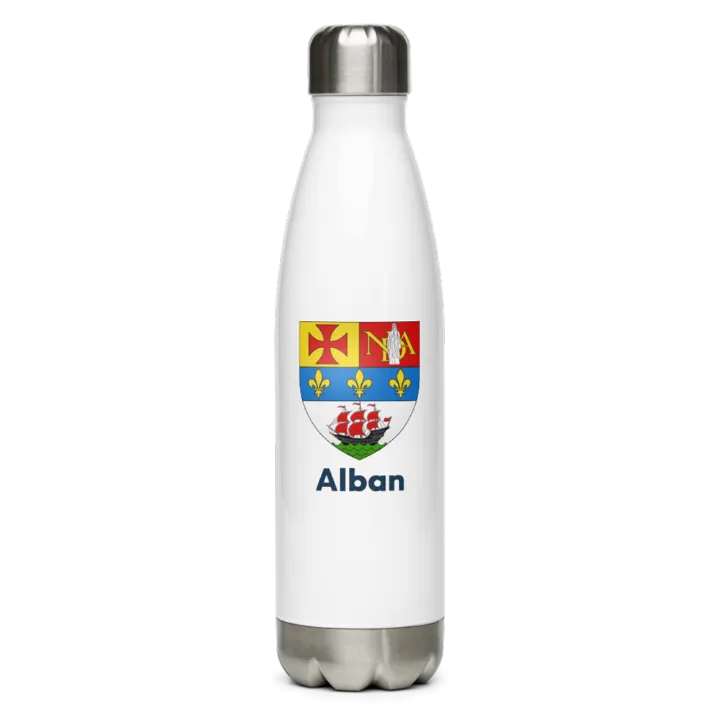 Gourde inox blason de Alban
