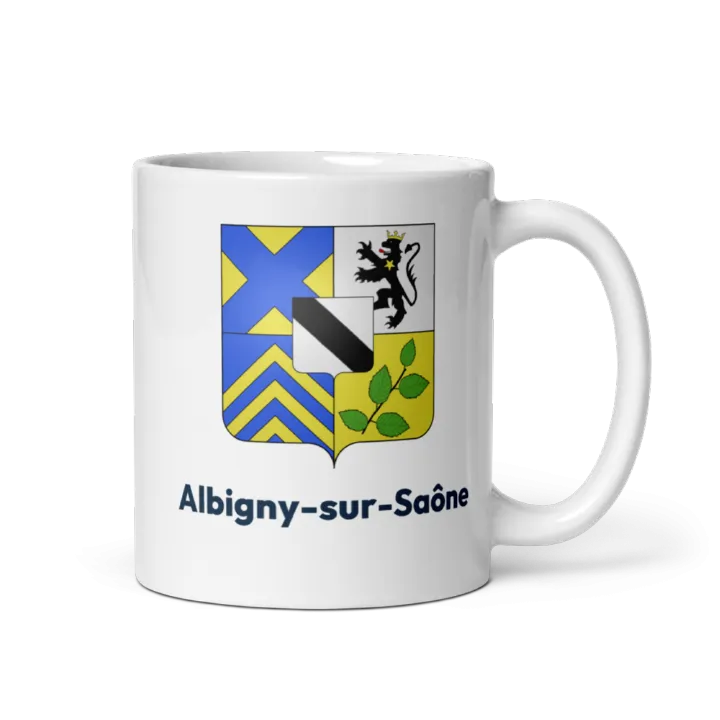 Mug blason de Albigny-sur-Saône