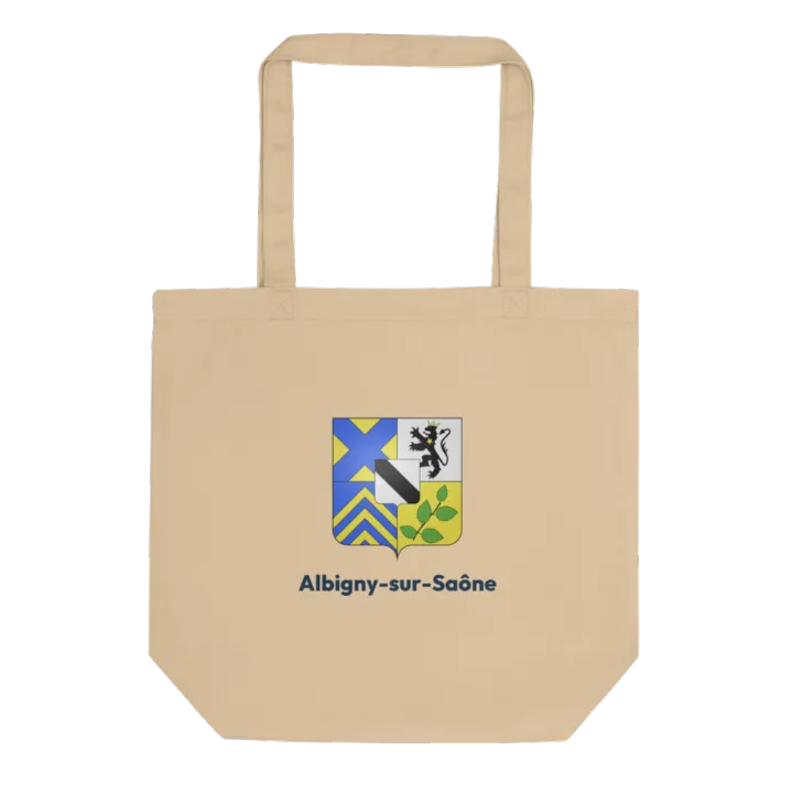 Tote bag coton bio — blason d'Albigny-sur-Saône