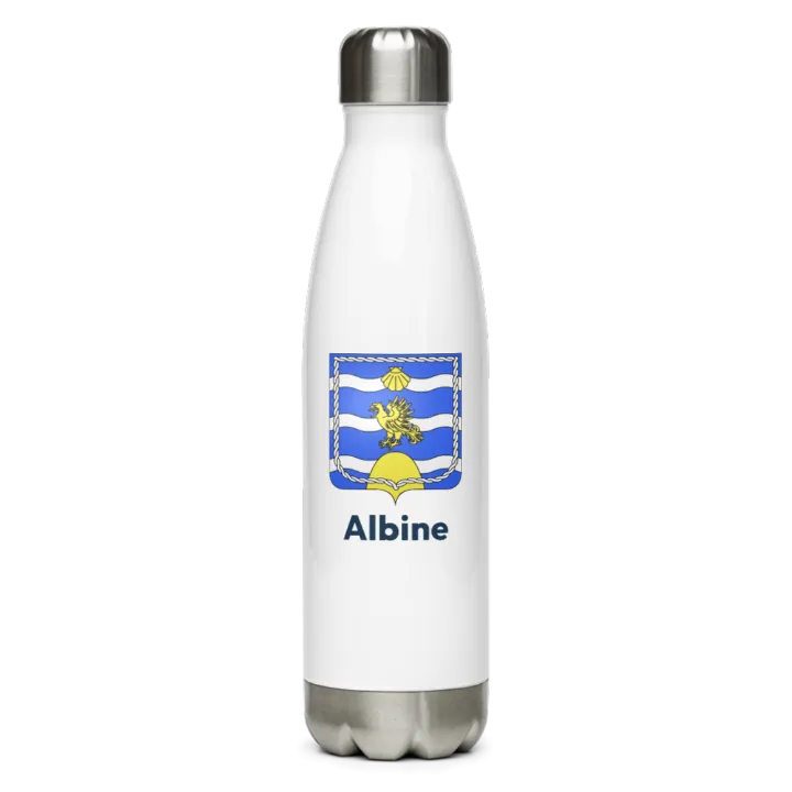 Gourde inox blason de Albine