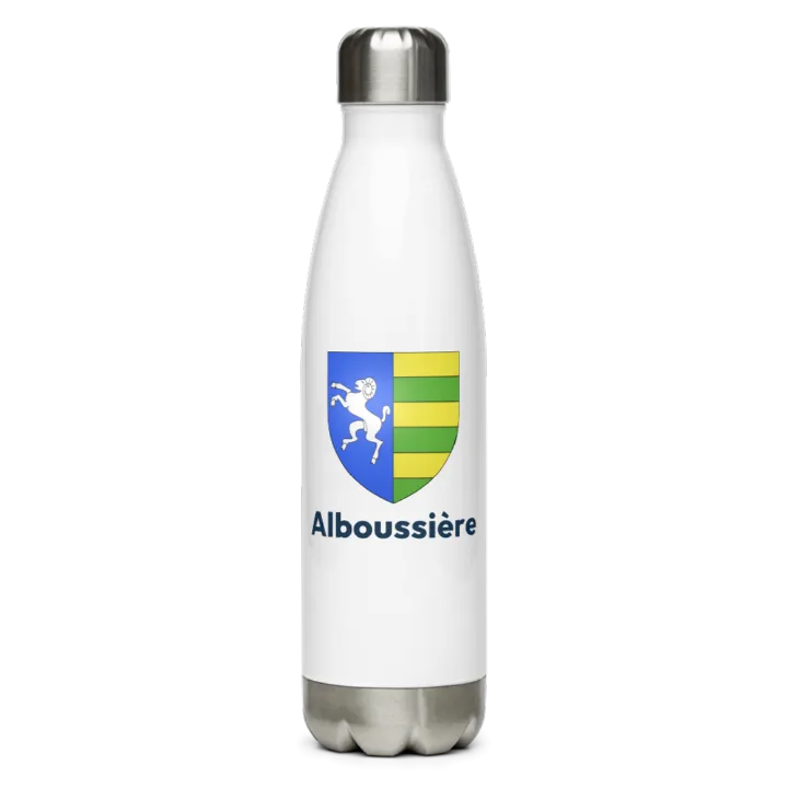 Gourde inox blason de Alboussière