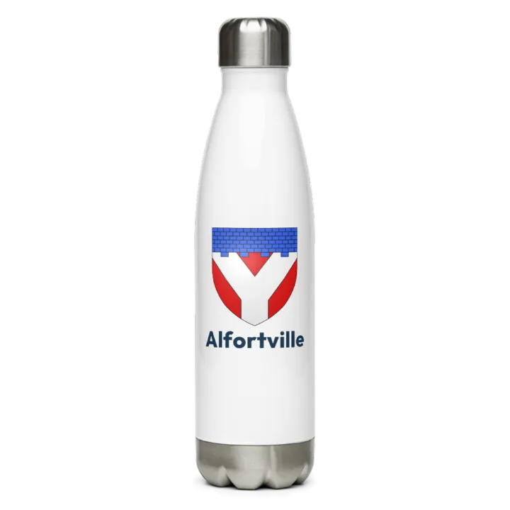 Gourde inox — blason d'Alfortville