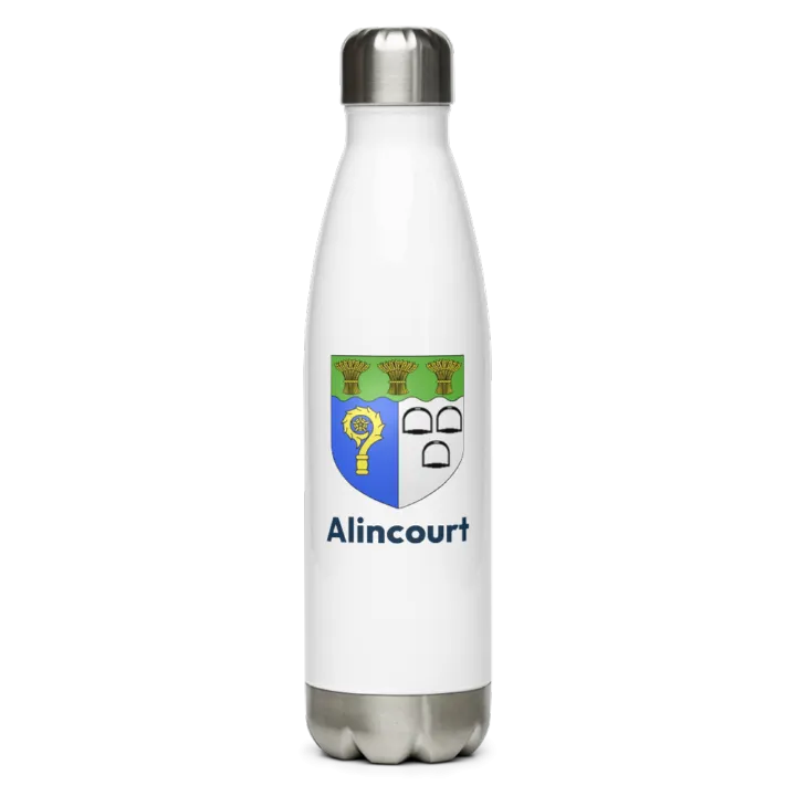 Gourde inox — blason d'Alincourt