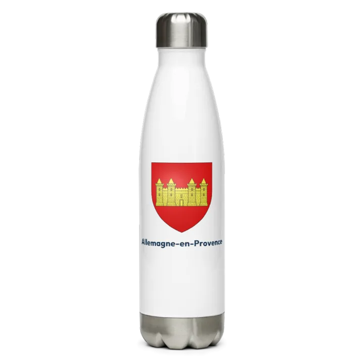 Gourde inox blason de Allemagne-en-Provence