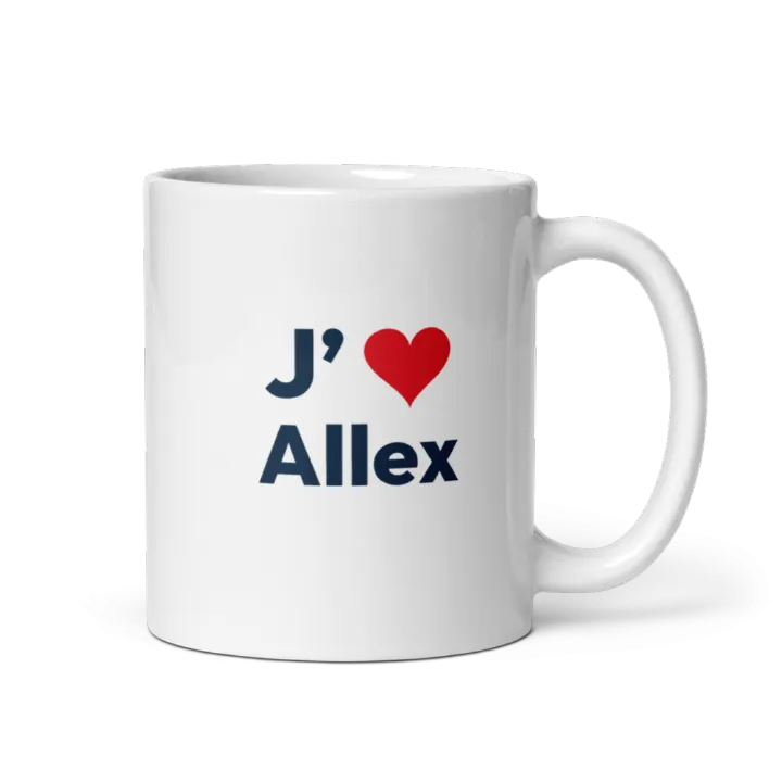 Mug « J’❤ Allex »