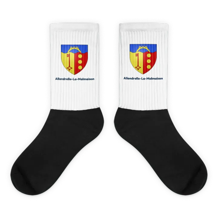 Chaussettes — blason d'Allondrelle-la-Malmaison