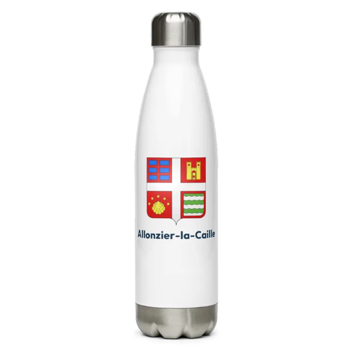 Gourde inox blason de Allonzier-la-Caille