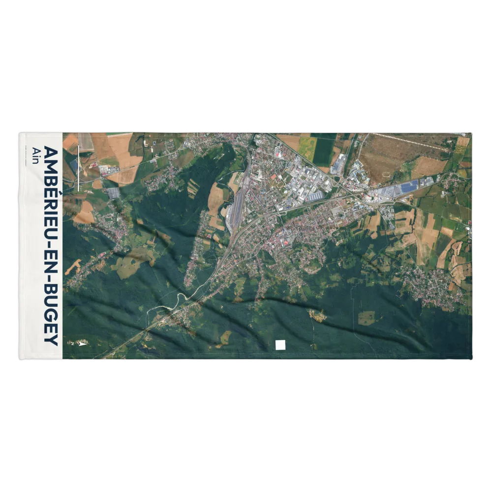 Serviette cartographique — carte de Ambérieu-en-Bugey