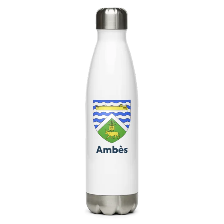 Gourde inox blason de Ambès