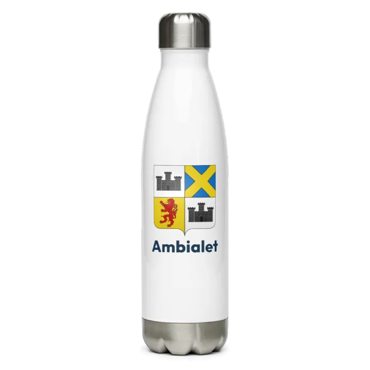 Gourde inox blason de Ambialet