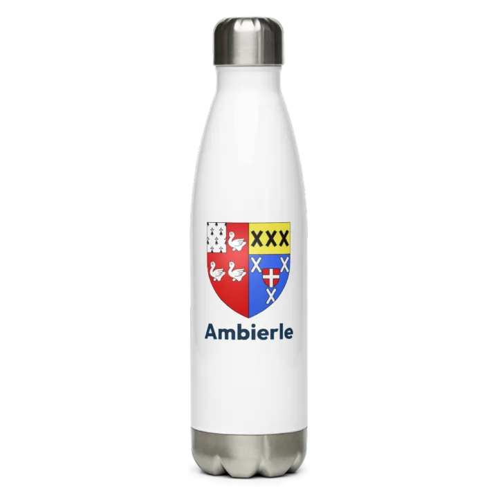 Gourde inox blason de Ambierle