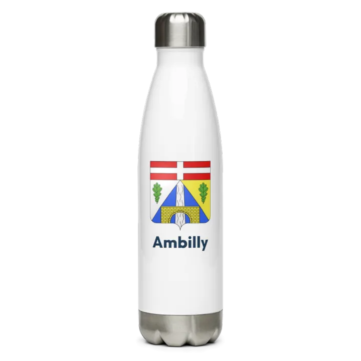 Gourde inox — blason d'Ambilly