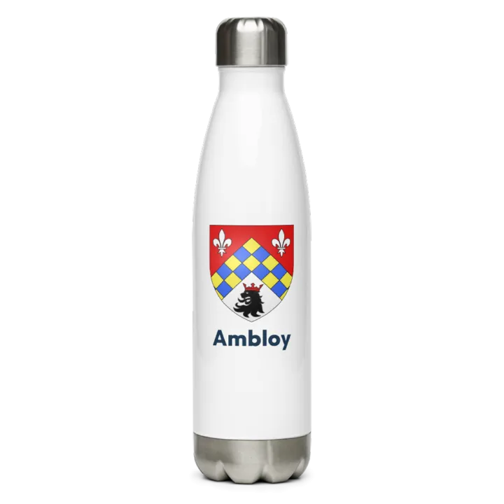 Gourde inox blason de Ambloy