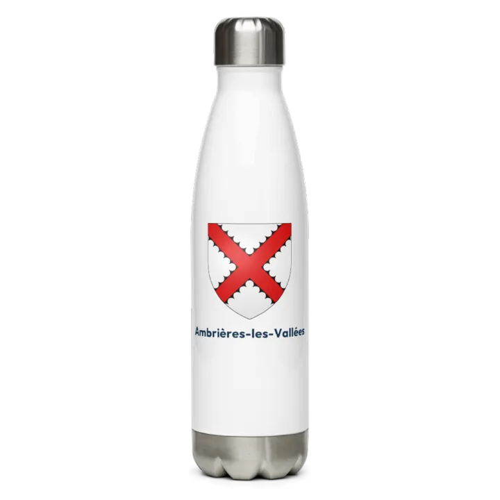 Gourde inox — blason d'Ambrières-les-Vallées