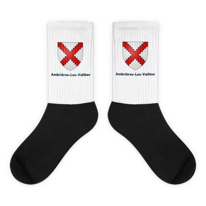 Chaussettes — blason d'Ambrières-les-Vallées